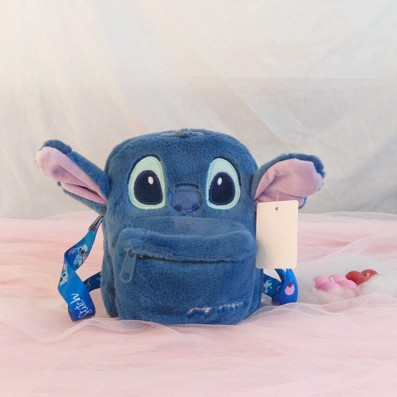 شنطة "ستيتش" ميني فرو بـ ودان 3D - حقيبة ديزني كروس بـ حزام مطبوع مبهج 👾💙